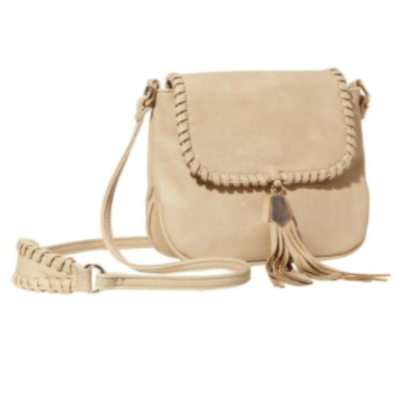 Big Buddha Handbags - Big Buddha Arlington Faux Leather Purse Crossbody Boho Western Clay Pink